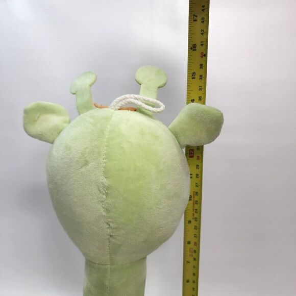 PLUSH TOY 15" Cartoon Smiling Candy Candy Green Color Spots Giraffe - Picture 7 of 12